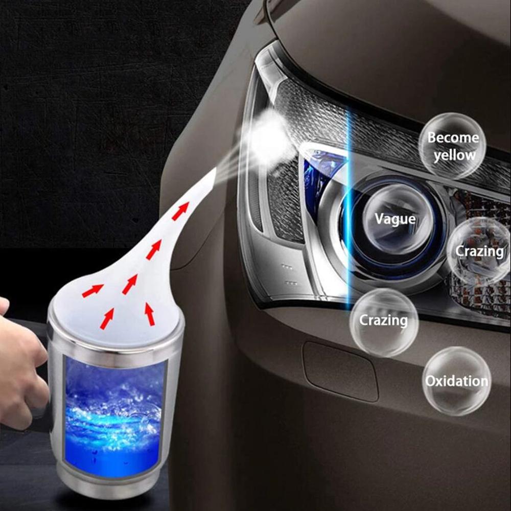 Car Headlight Lens Restoration Kit Fumigation Steamer Heating Cup atomizer Polish Repair Restoration Scratch Tool EU/US Plug