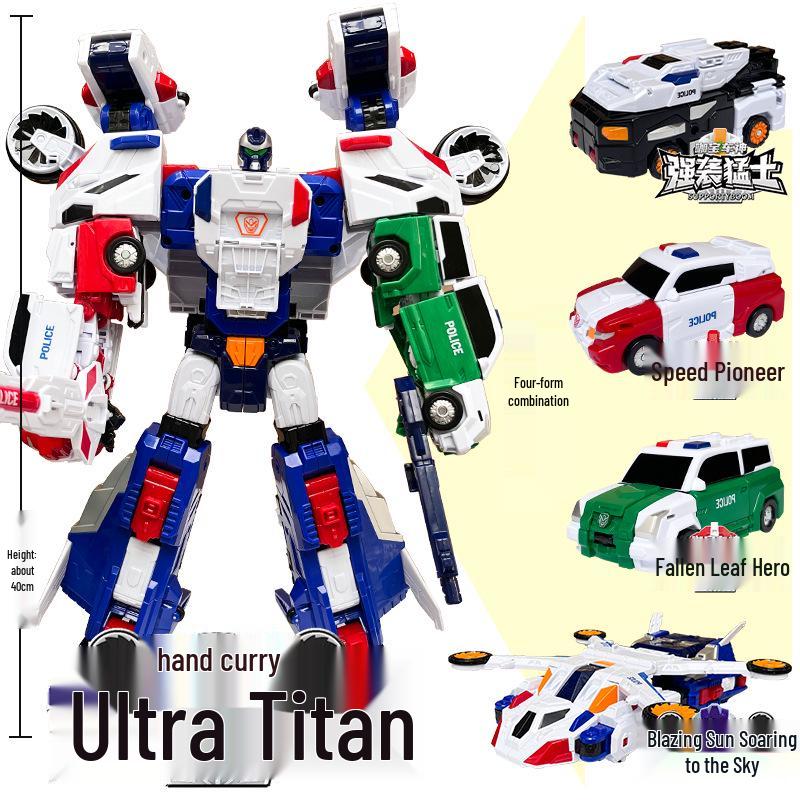 Kabo Car God: Rescue League Transformer Firefighting & Medical Robot Toy Set for Boys