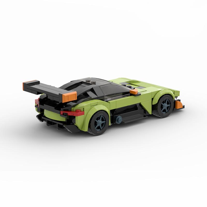 Building Block Compatible 83588 Aston Martin Vulcan, Creative Supercar Gt3 Classic Speed8 Grid