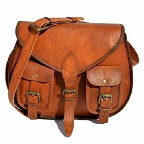 

Bag Leather Handmade Shoulder Women Purse Women s Vintage Crossbody Handbag Tote 13 x 10 x 4 in