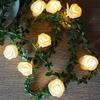 1.5m 10-LED Rose Flower String Light Romantic Festival Wedding Decorative Lamp,2A Constant Light