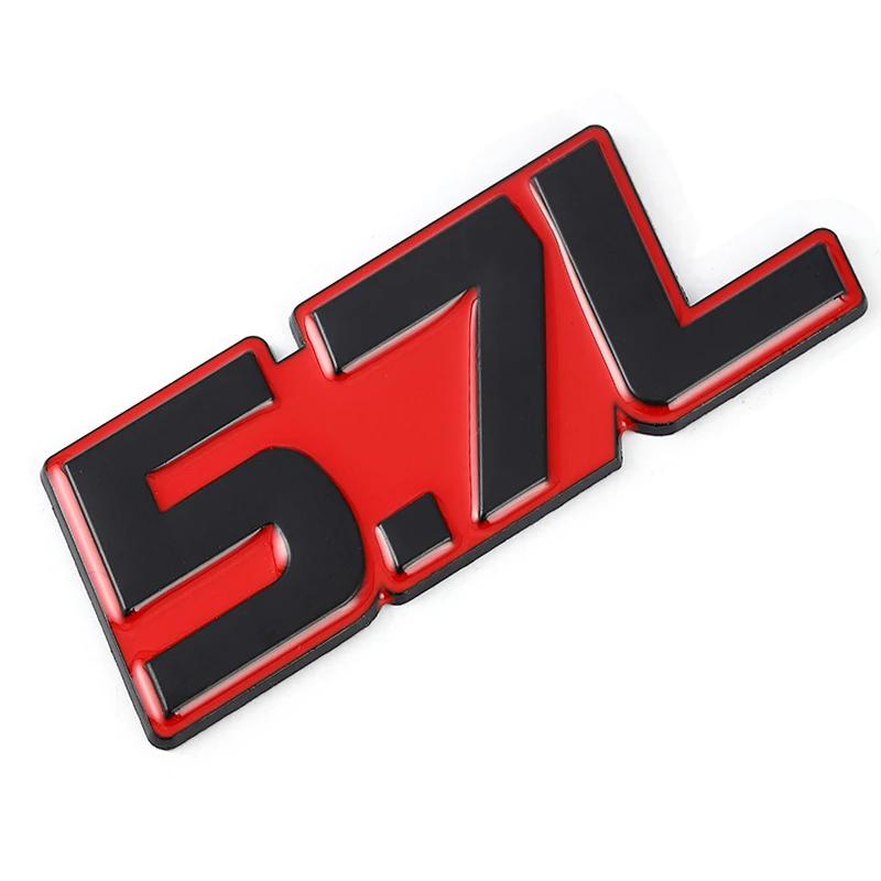 1Pc 3D Metal 4.0L 4.6L 4.7L 5.0L 5.7L 6.0L 6.2L 6.4L 7.0L Car Sticker Rear Trunk Emblem Badge Decals