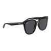 RayBan Lens Logo Plastic Square Sunglasses Unisex Couple Black