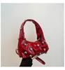 Portable underarm bag women's new trendy retro high-end oblique span bag light luxury niche design fashionable single shoulder