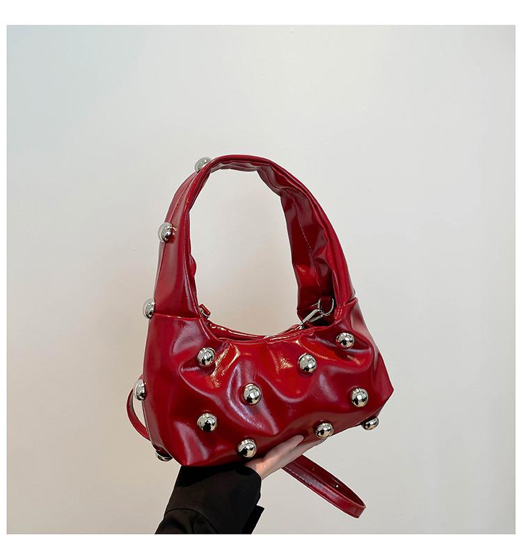 Portable underarm bag women's new trendy retro high-end oblique span bag light luxury niche design fashionable single shoulder
