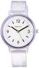 Fieldwork Women's Analog Frappe Watch with PVC Strap, Purple, YM048-3