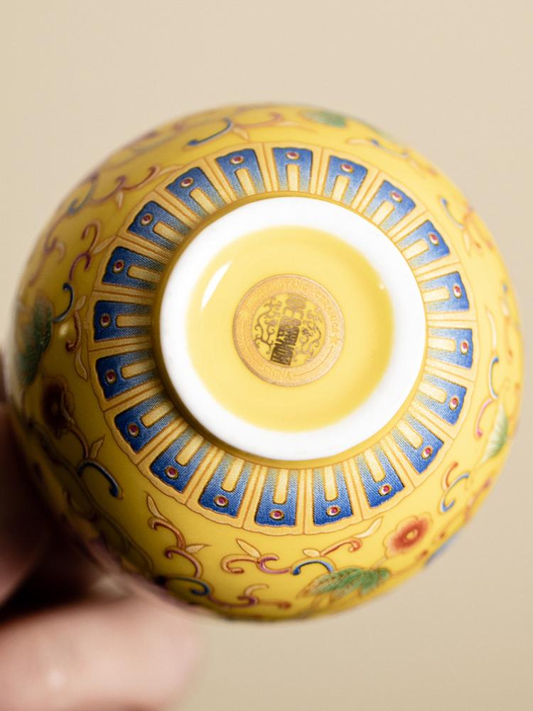 Tazze da tè in ceramica giapponese Tazza da tè Kung Fu cinese Retro Tazza personale Smalto Tazze Loto Articoli per bere per la casa Confezione regalo fornita