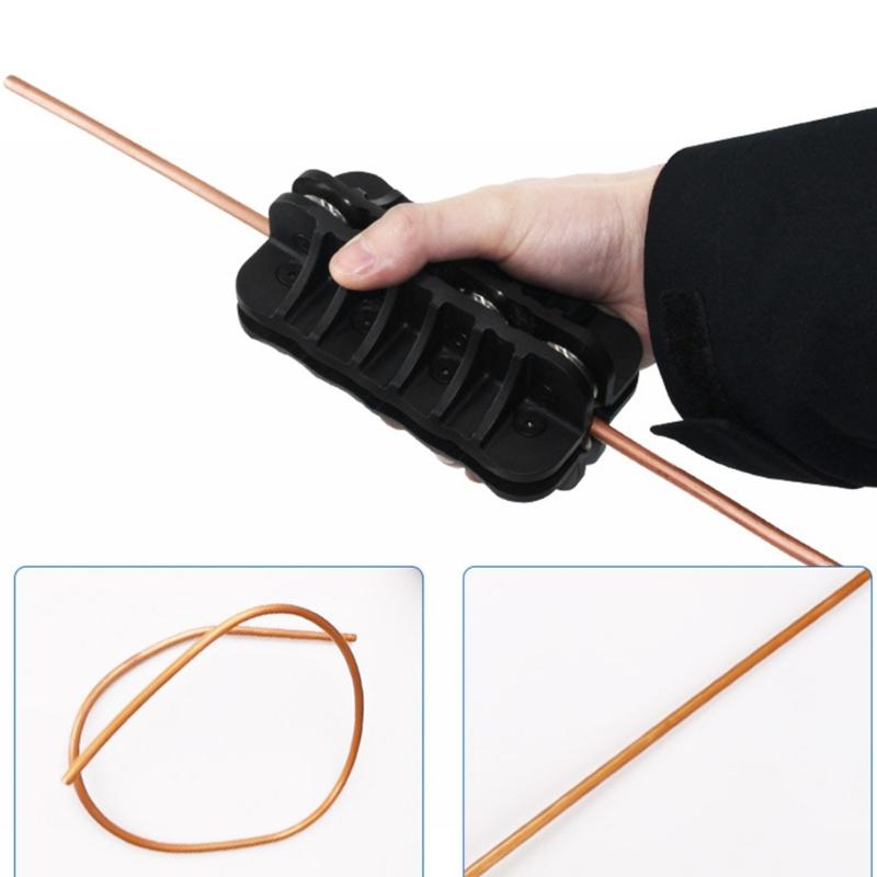 652F Handheld Brake Line Straightener Tool For 6.35mm 9.52mm 12.7mm Copper Pipe Durability Alloy Construction Repair Tool