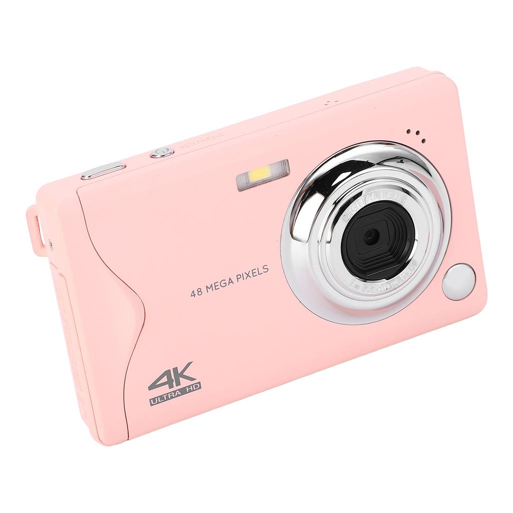 Digital Camera 4K Video 48MP Photo Auto Focus 3 Inch TFT Screen 16x Zoom Compact Camera with MP3 Player for Teens Adults