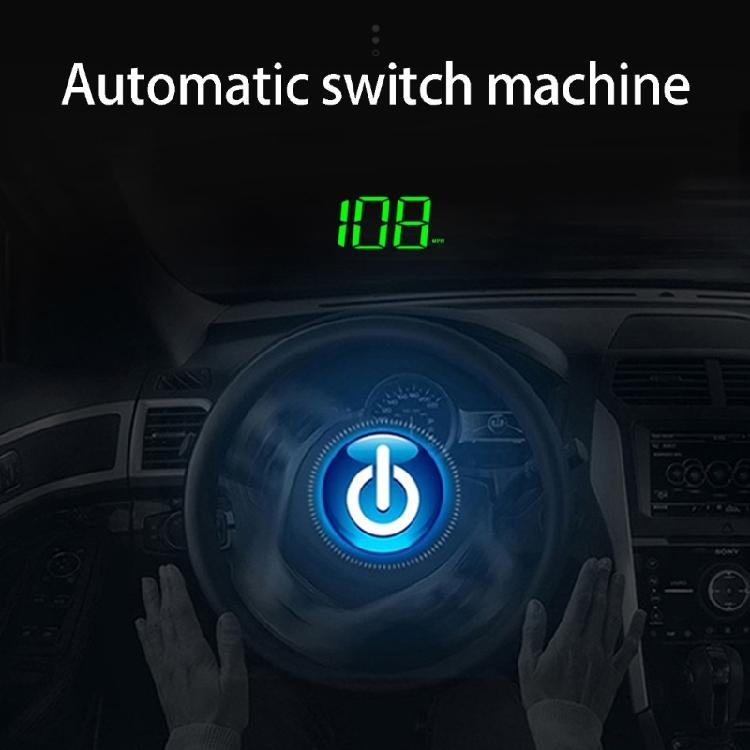 Automotive Head Up Display With IP54 Rating HUD Digital Windshield Projector For Speed And RPM Monitoring