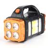 Emergency Spotlight Waterproof Solar Portable Lantern Power Bank Strong Light Torch 4 Light Source Modes for Hiking Climbing