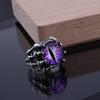 Retro Devil Eye Dragon Claw Large Ring For Men Punk Gothic Rock Hiphop Adjustable Open Ring Biker  Accessories Man Gift