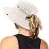 1pc Women's Outdoor UV-Protection-Foldable Sun-Hats Mesh Wide-Brim Beach Fishing Hat with Ponytail-Hole for Outdoor Activities