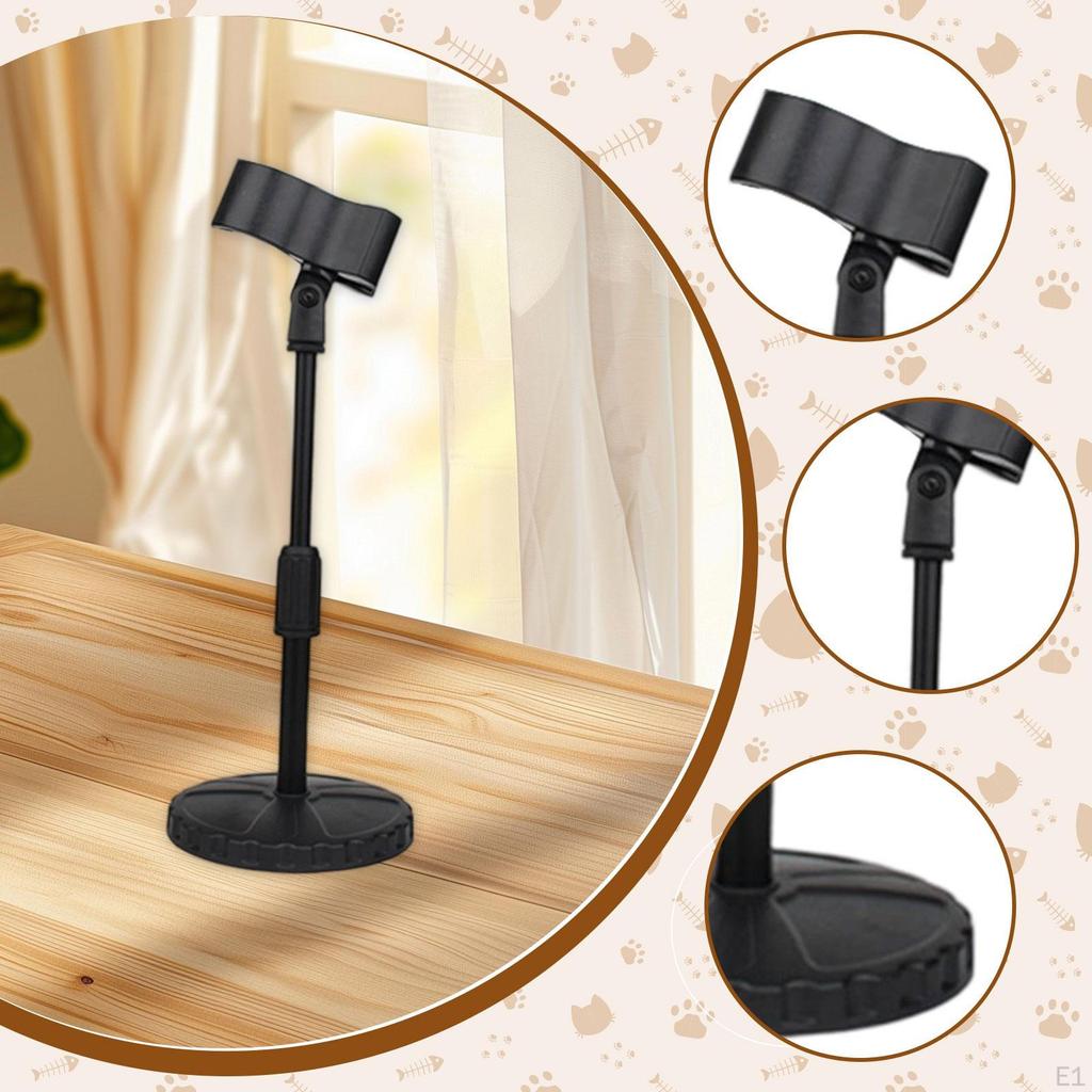 Hair Dryer Stand Rotatable Clip Stable Portable Carbon Steel Blow Holder Height Adjustable for