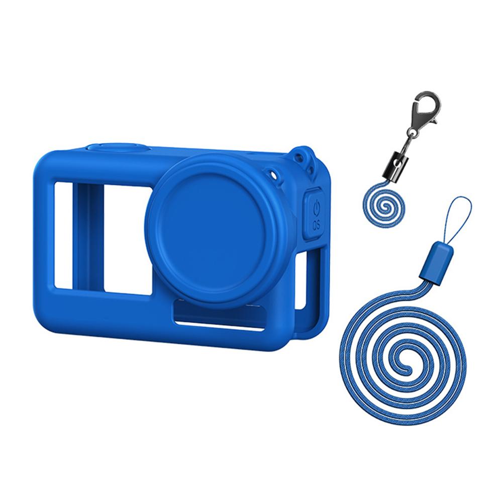 Full Protective Frame Case for Osmo Action 4/3 Silicone Border Protector Cover Quick Release with Neck Rope for DJI Action 3 4