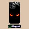 Anime Eyes Phone Case for iPhone 17 16 15 14 13 12 11 Air Pro Max Plus Mini Glass MagSafe Cover