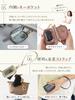 Encore Smart Key Case [High-Quality Genuine Leather] Women's Genuine Leather Strap with Clear Window, Compact Key Case, Popular and Stylish Gift for