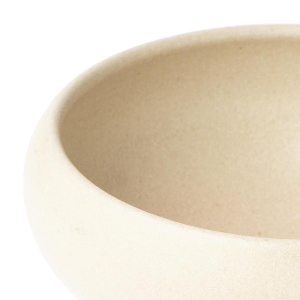 Marui Seito Shigaraki Ware Hechimon Bowl, Small Bowl, Diameter 13cm, Pear Glaze, Beige, MR-3-4268