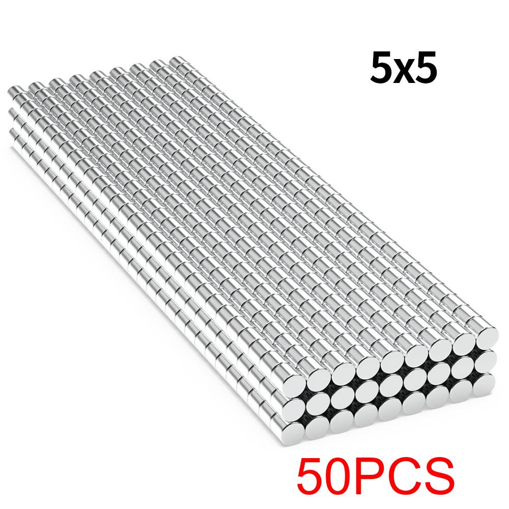 Super Strong Neodymium Magnet N35 NdfeB Permanent Magnetic Imanes Round Powerful Magnets Refrigerator Magnet  5x5/8x5/20x5/25x5