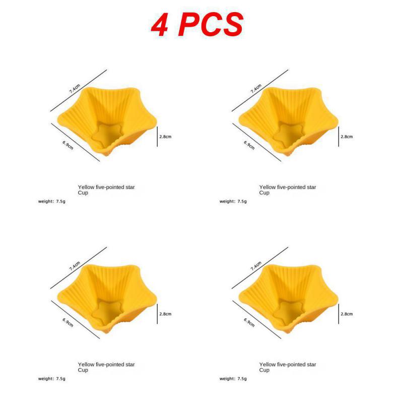 2/4PCS Silicone Mold Various Colors Texture Is Soft And Delicate Soft And Tough  high Temperature Resistance Of Mold