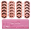 1 Pair Of Natural Thick False Eyelashes, 20 Boxes Of Mixed Simulated Fried Eyelashes, Curled Eyelashes.