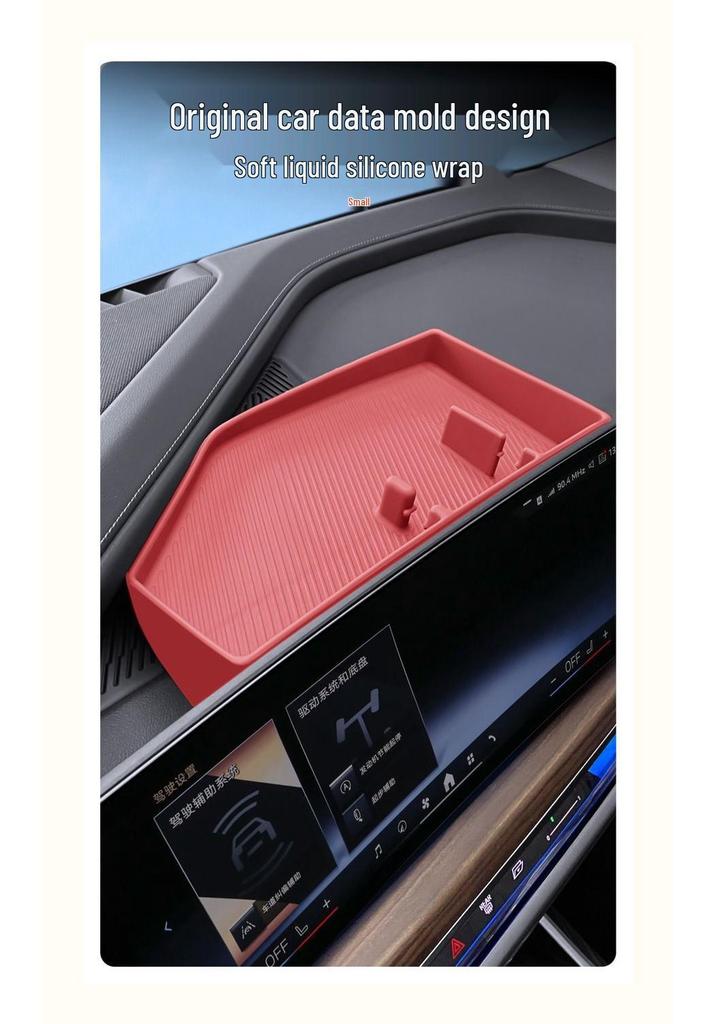 Caixa de Armazenamento de Silicone para Série 3, 5, 7 & X3, X5, X6, X7 da BMW - Console Central