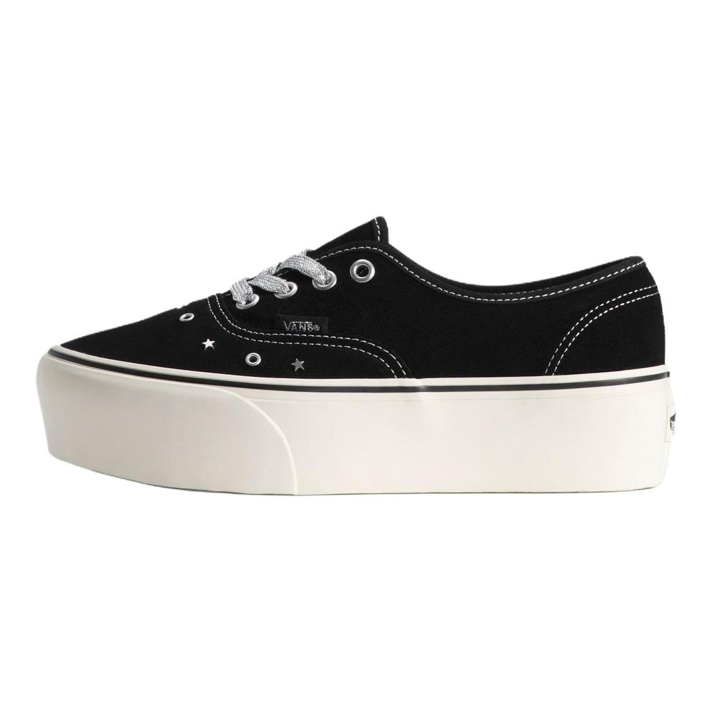 Vans Chaussures de Skate Authentiques Plateforme Coupe Confortable Basse Unisex Baskets Noir VN000CN0BLA