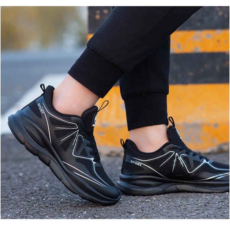 Sports Shoes, Shock-absorbing Jogging, Professional Thick Soled Casual Jumping Shoes, Breathable, Rebound and Wear-resistant Shoes