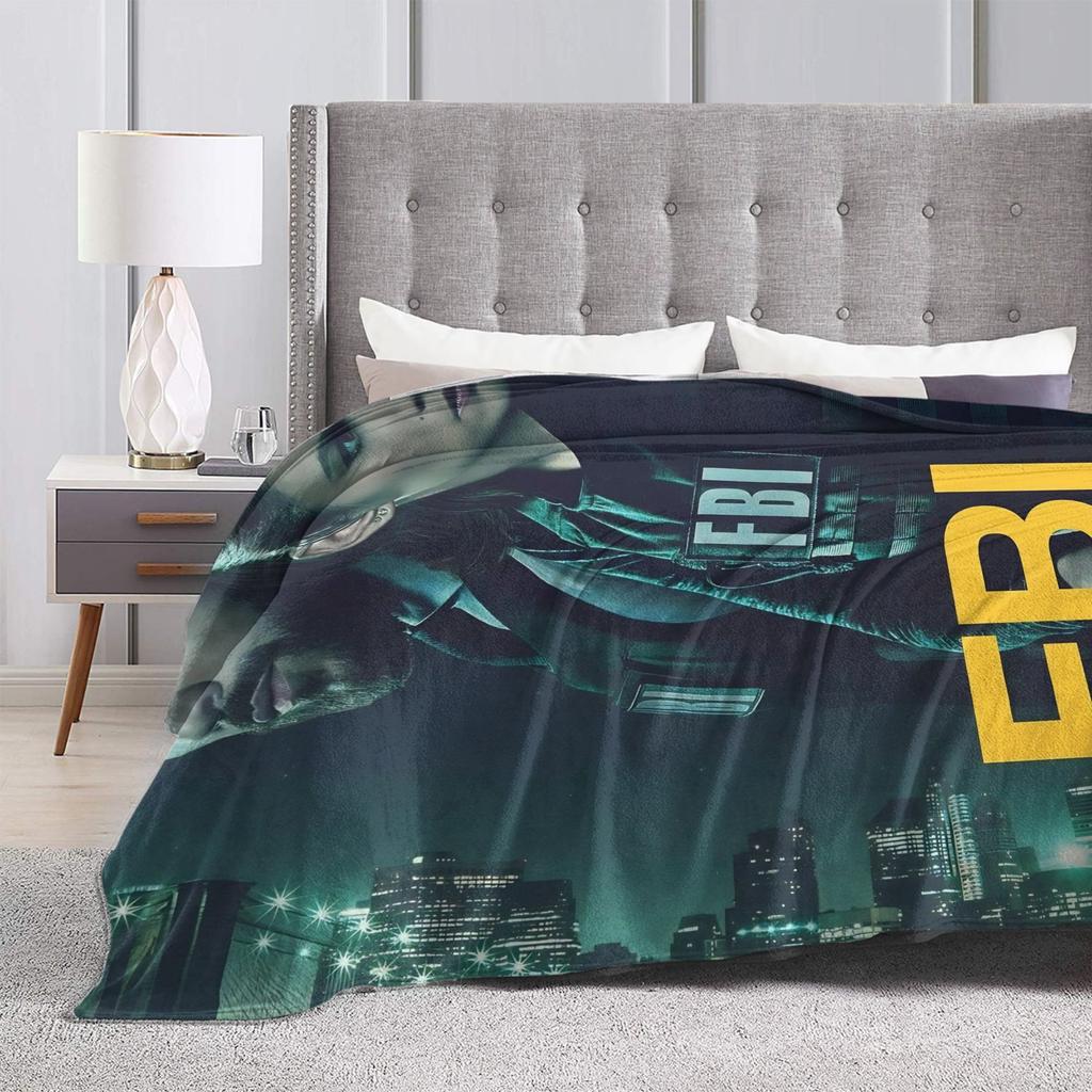 FBI Female Body Inspector Blanket Soft Warm Funny Plush Throw Blanket For Couch Bed Camping Flannel Bedspread Bed Cover