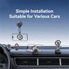 USAMS ZJ087 3-Axis Foldable Cellphone Bracket Vacuum Suction Mount Car Magnetic Phone Holder