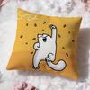 Süße Anime S-Simons Katze Kissenbezug Premium Komfort Wendbare Kissenhülle -Zwei in Einem Design für Jeden Raum & Autoinnenraum