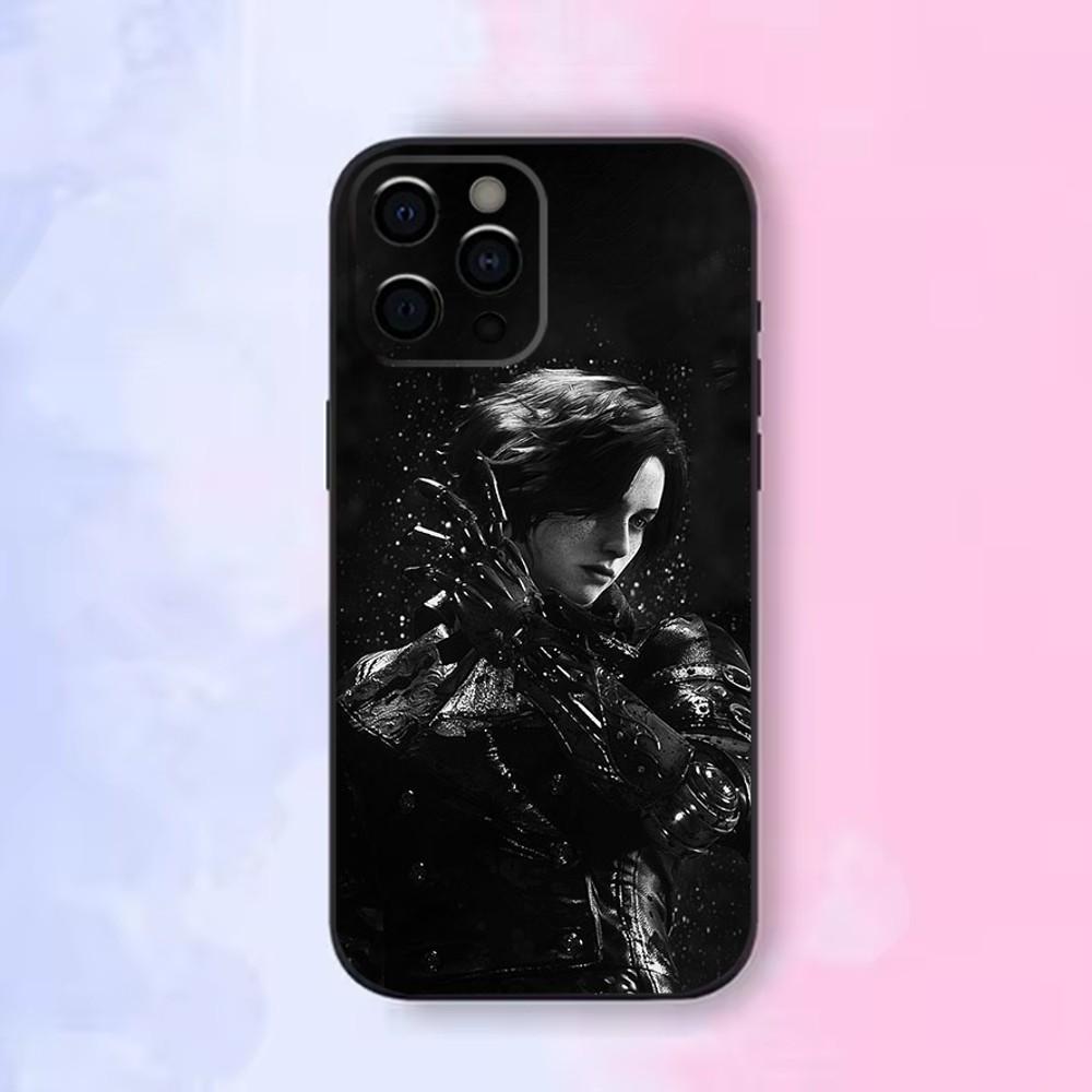 Game L-Lies Of P Phone Case For iPhone16,15,14,13,12 Mini 11 Pro XR,X,XS,MAX 7,8 Plus Silicone Cover Soft Black