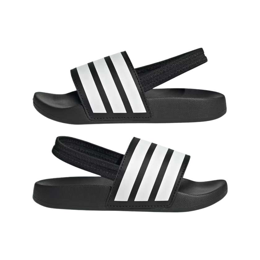 Adidas Adilette Estrap Slide I Black White Baby Sneakers Core-Black Cloud-White JR5328