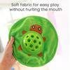 Pet Squeaky Flying Disc Dog Treat Dispenser Puppy Teething Crinkle Toy Interactive Fetch Toy for Dog Training Entertainment