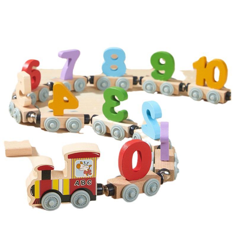 Magnetic Train Toy Blocks - Educational Assembly for Children Ages 1 to 6