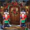 8 Ft Nutcracker Christmas Inflatable Holiday Home Decorations Yard LED Lights Outdoors Ornaments