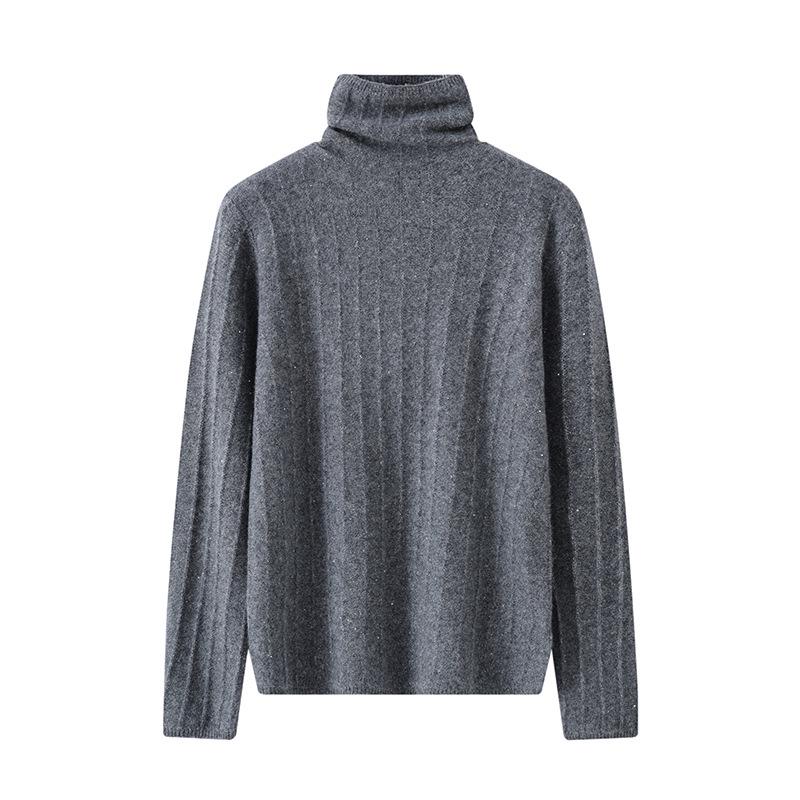 Lekasha Women's 100% Pure Cashmere High Neck Pullover Sweater - Warm Autumn/Winter Base Layer
