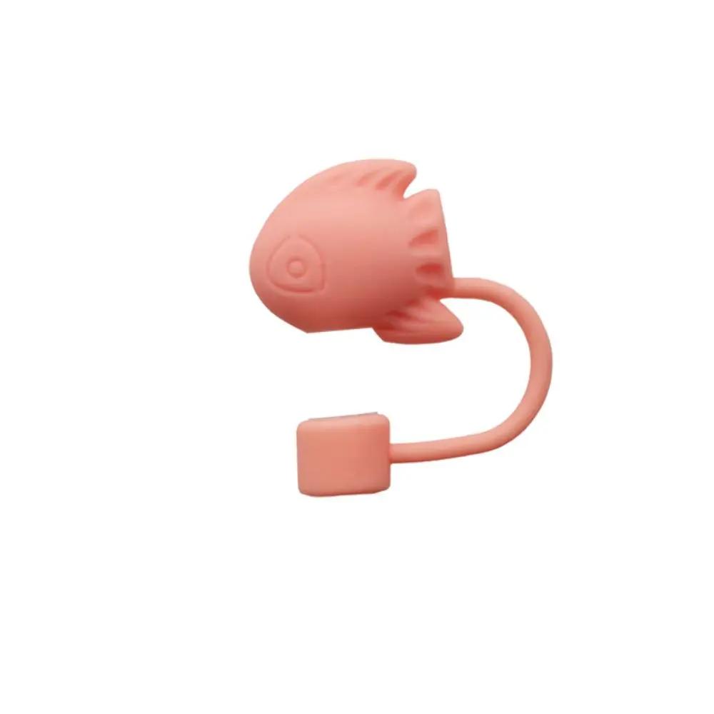 Portable Flower Straw Tips Covers Dust-Proof Good Sealing Straw Cover Cap Party Supplies Straw Topper for 10mm Straw