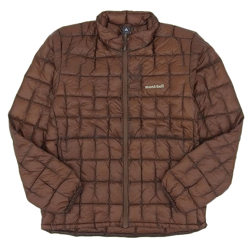 

[Montbell] plasma 1000 down jacket men s 1000 fill power trekking Winter clothes 1101493 (Brown (BN) /L)