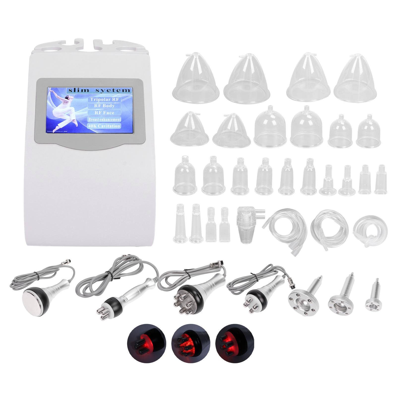 

5 в 1 40 кГц ультразвуковой аппарат для сжигания жира многофункциональный отрицательное давление RF для похудения тела US Plug