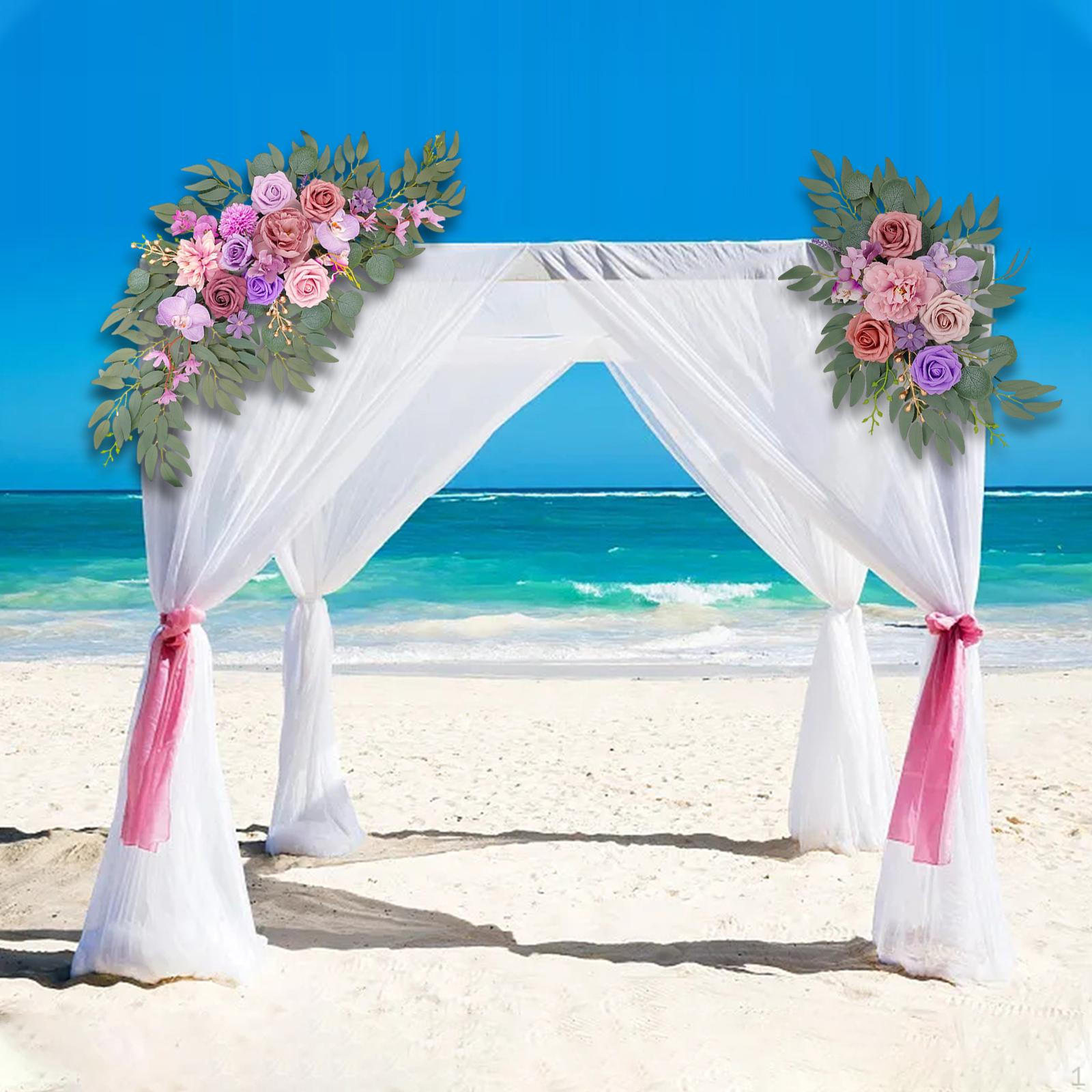 Цветочная гирлянда для элегантной свадьбы