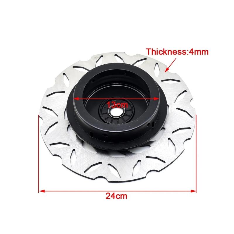 Motorcycle modified rear disc brake kit for drum brake modified rear disc brake assembly upper & lower pump caliper