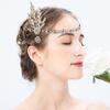 1920s Headband Vintage Bridal Great Gatsby Flapper Party Headpiece Accessories Headband Costume Props Beaded Headband Chain