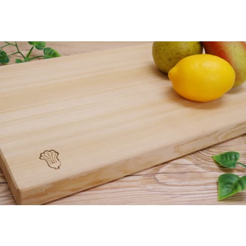 Ichihara Woodworks Wooden Cutting Board, "Kufujin" Wide Size, 42 x 24 x 3 cm