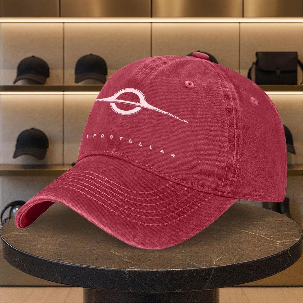 Interstellar Spaceship Print Unisex Baseball Cap Duckbill Cap for Golf Casual Outdoor
