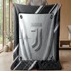 Juventus FC Theme Blanket Soft Flannel Blanket Plush Throw Blanket Cozy Sofa Bed Blanket for Home Decor