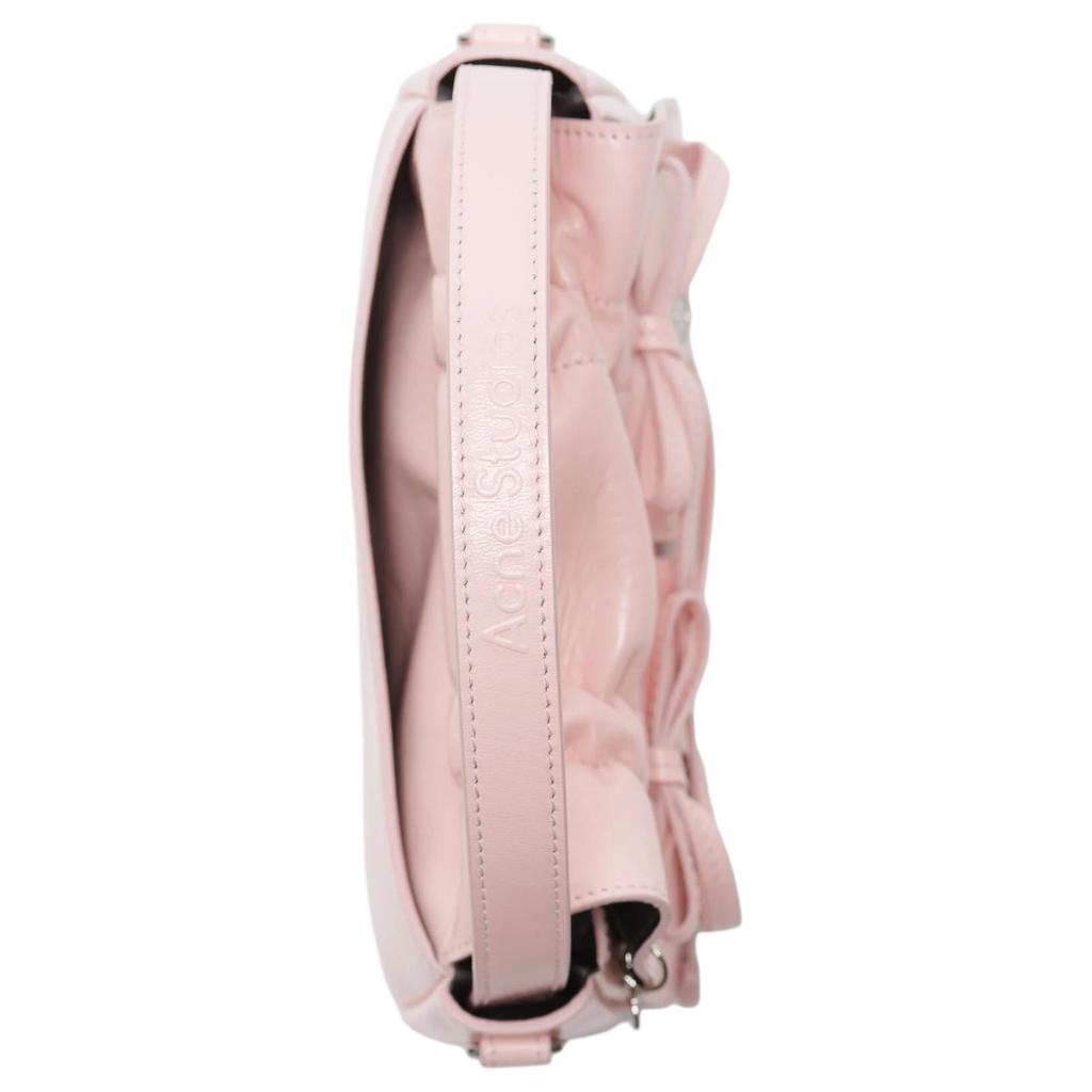 Acne Studios Mini Adjustable Detachable Shoulder Strap Bow Detail Shoulder Crossbody Handbag Women Handbags Light-Pink A10431-A5A
