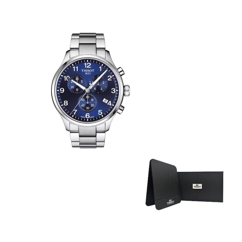 

TISSOT Soko Collection Quartz Movement Men s Watches Watch 45mm Blue Dial Stainless Steel Watchband T116.617.11.047.01- Blue Gift Box Set