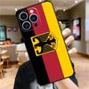 German Empire Flag Case For iPhone 18 17 16 14 13 12 11 15 Pro Max Mini Plus 16e 17 Air Bumper Cover Accessories
