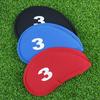 10Pcs Golf Club Headcover Sets, Golf Driver Iron Putter Cloth Cover with Number, Golf Club Protection Covers, Golf Club Accessories